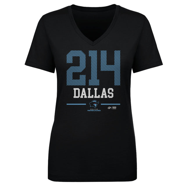 Dallas Renegades Women's V-Neck T-Shirt | 500 LEVEL