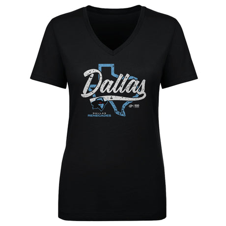 Dallas Renegades Women's V-Neck T-Shirt | 500 LEVEL