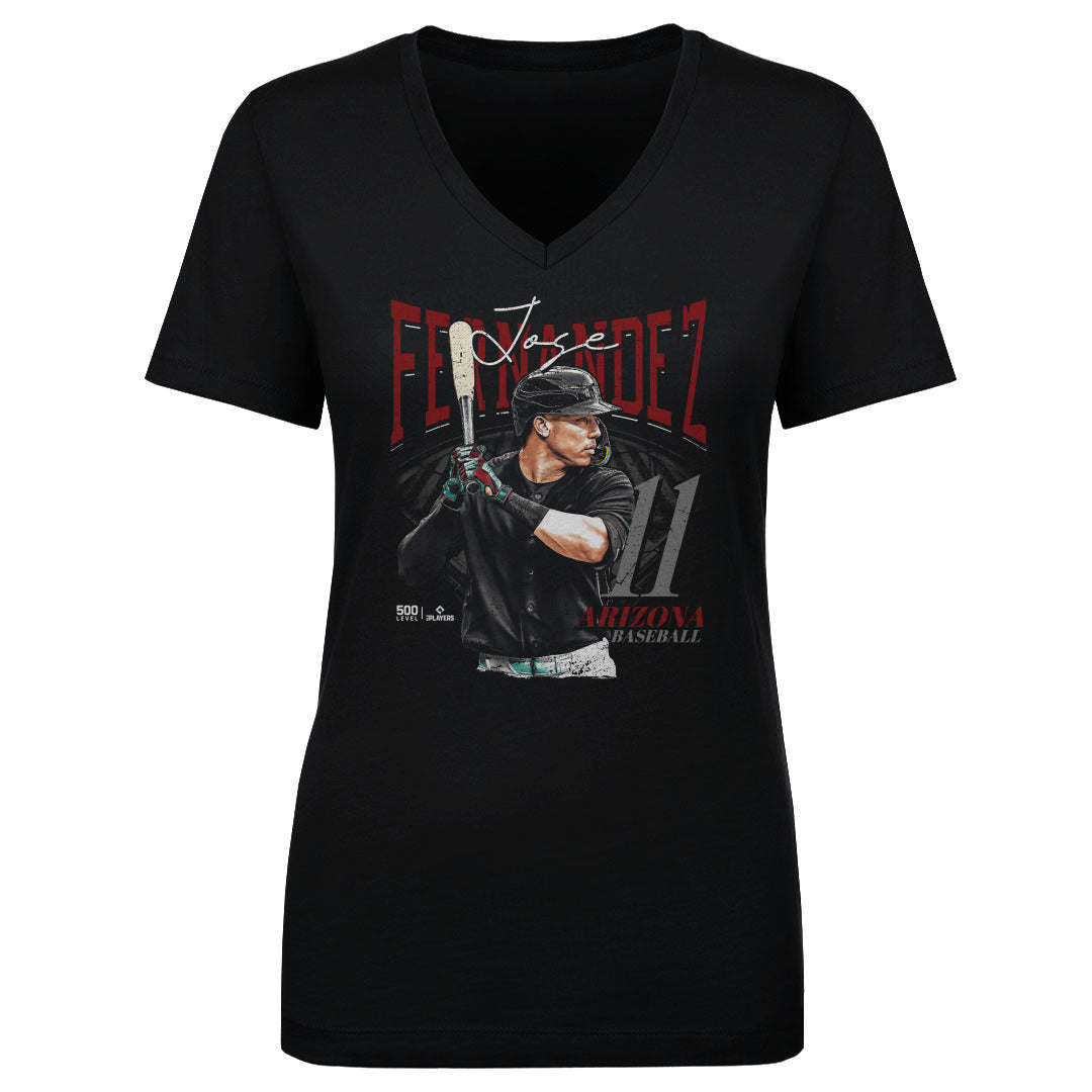 Jose Fernandez Women's V-Neck T-Shirt | 500 LEVEL