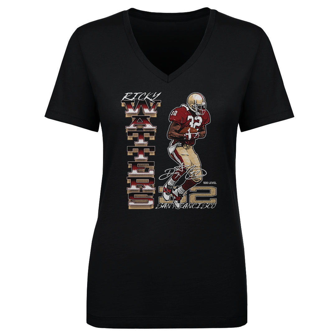 Ricky Watters Women's V-Neck T-Shirt | 500 LEVEL
