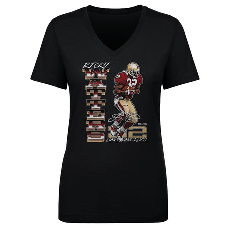 Ricky Watters Women's V-Neck T-Shirt | 500 LEVEL