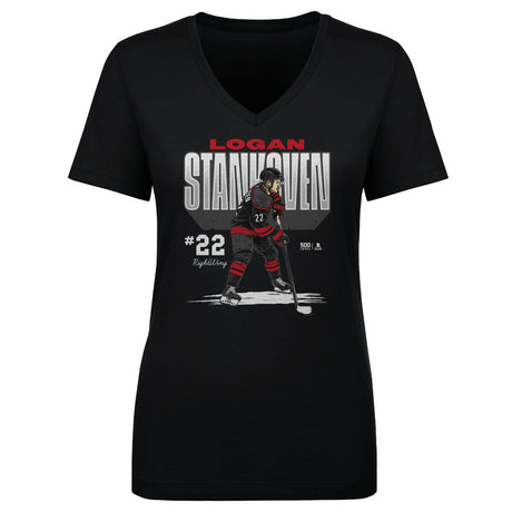 Logan Stankoven Women's V-Neck T-Shirt | 500 LEVEL