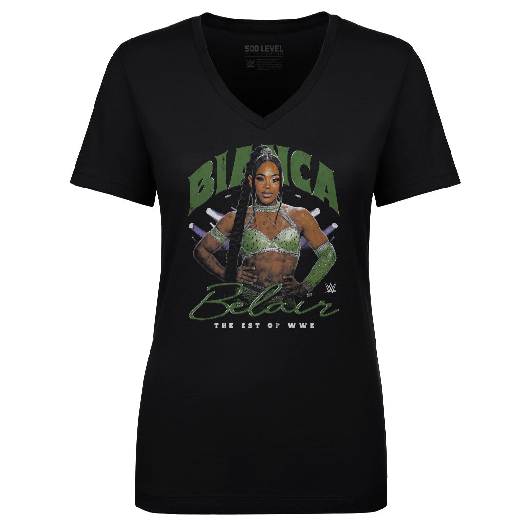 Bianca Belair Women's V-Neck T-Shirt | 500 LEVEL