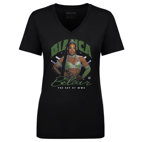 Bianca Belair Women's V-Neck T-Shirt | 500 LEVEL