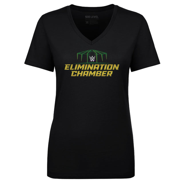 Elimination Chamber Women's V-Neck T-Shirt | 500 LEVEL