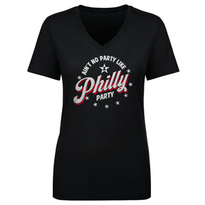 Philadelphia Basketball Women's V-Neck T-Shirt | 500 LEVEL
