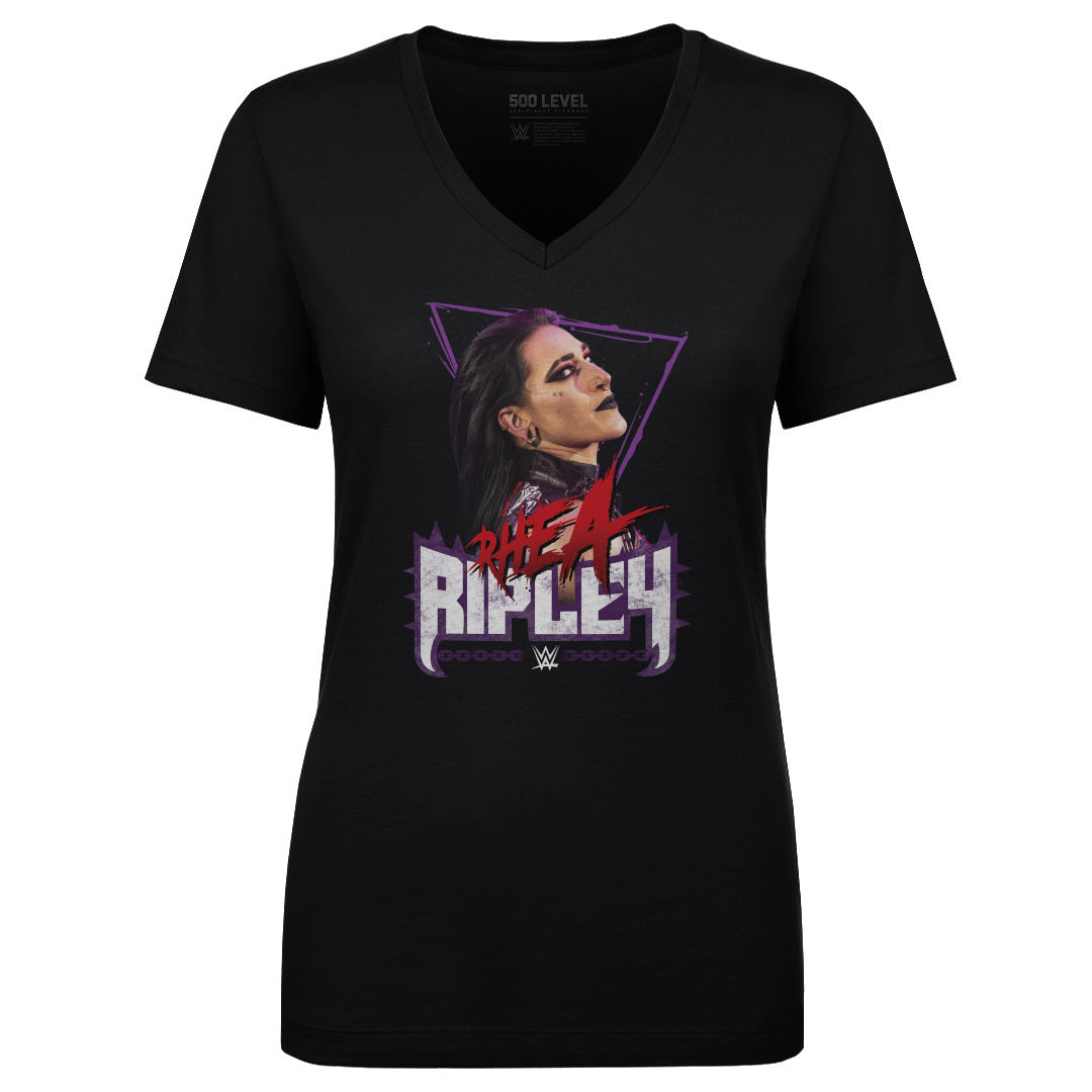 Rhea Ripley Women's V-Neck T-Shirt | 500 LEVEL