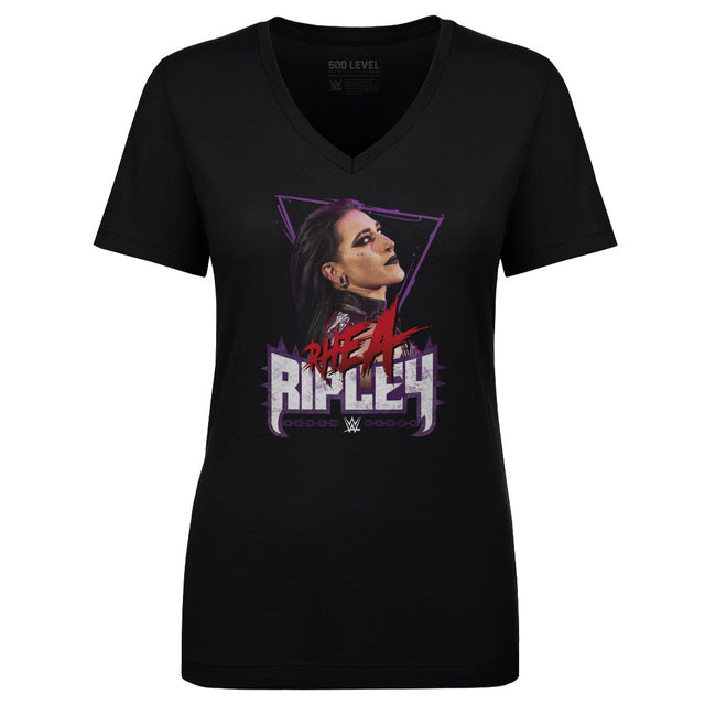 Rhea Ripley Women's V-Neck T-Shirt | 500 LEVEL