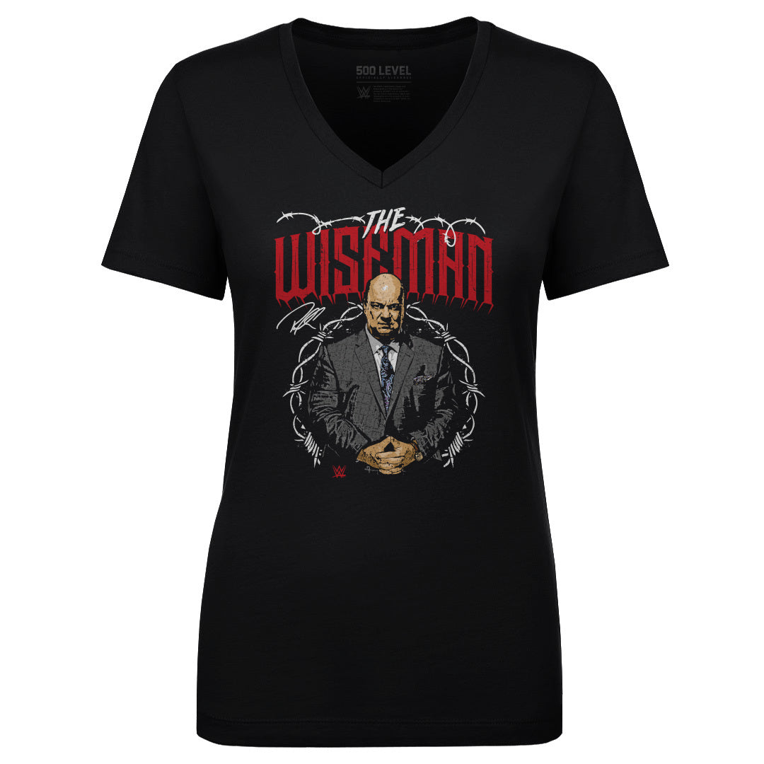Paul Heyman Women's V-Neck T-Shirt | 500 LEVEL
