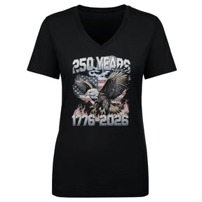 USA Women's V-Neck T-Shirt | 500 LEVEL