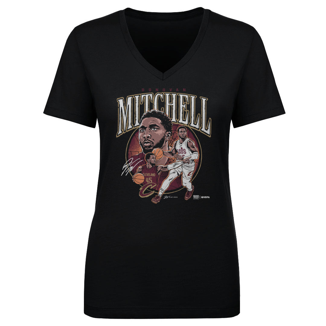 Donovan Mitchell Women's V-Neck T-Shirt | 500 LEVEL