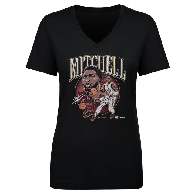Donovan Mitchell Women's V-Neck T-Shirt | 500 LEVEL