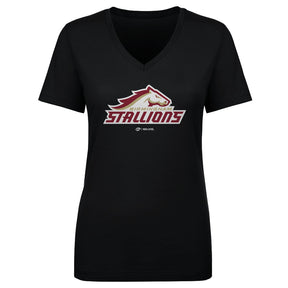 Birmingham Stallions Women's V-Neck T-Shirt | 500 LEVEL