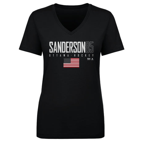 Jake Sanderson Women's V-Neck T-Shirt | 500 LEVEL