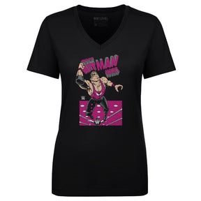 Bret Hart Women's V-Neck T-Shirt | 500 LEVEL