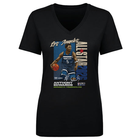 Anthony Edwards Women's V-Neck T-Shirt | 500 LEVEL