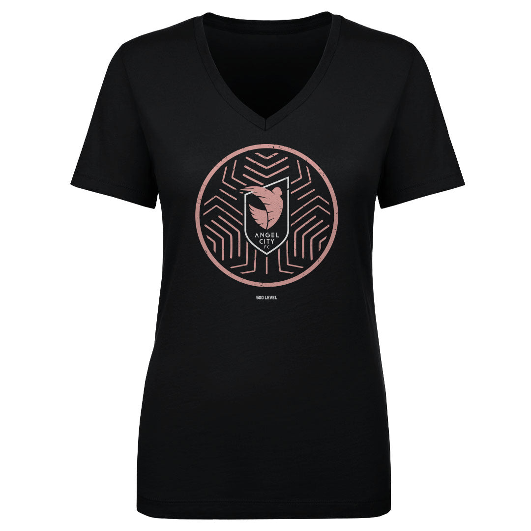 Angel City FC Women's V-Neck T-Shirt | 500 LEVEL