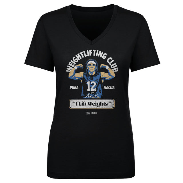 Puka Nacua Women's V-Neck T-Shirt | 500 LEVEL