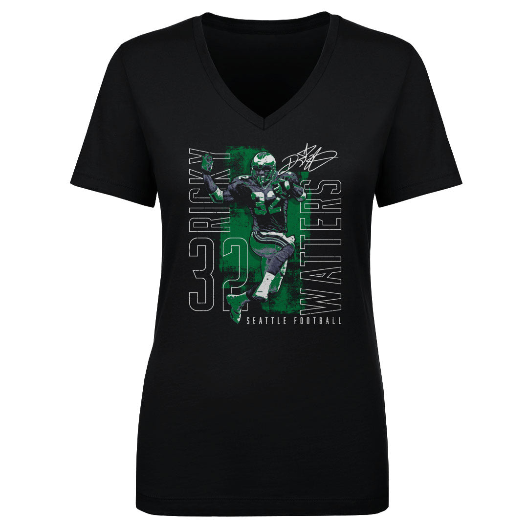 Ricky Watters Women's V-Neck T-Shirt | 500 LEVEL