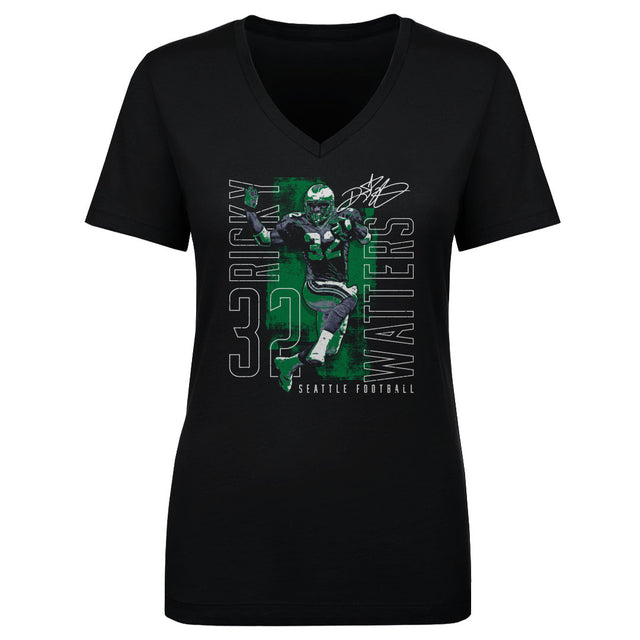 Ricky Watters Women's V-Neck T-Shirt | 500 LEVEL