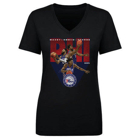 Joel Embiid Women's V-Neck T-Shirt | 500 LEVEL