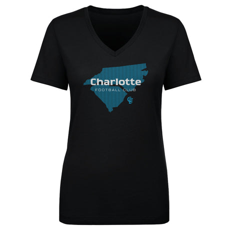 Charlotte FC Women's V-Neck T-Shirt | 500 LEVEL