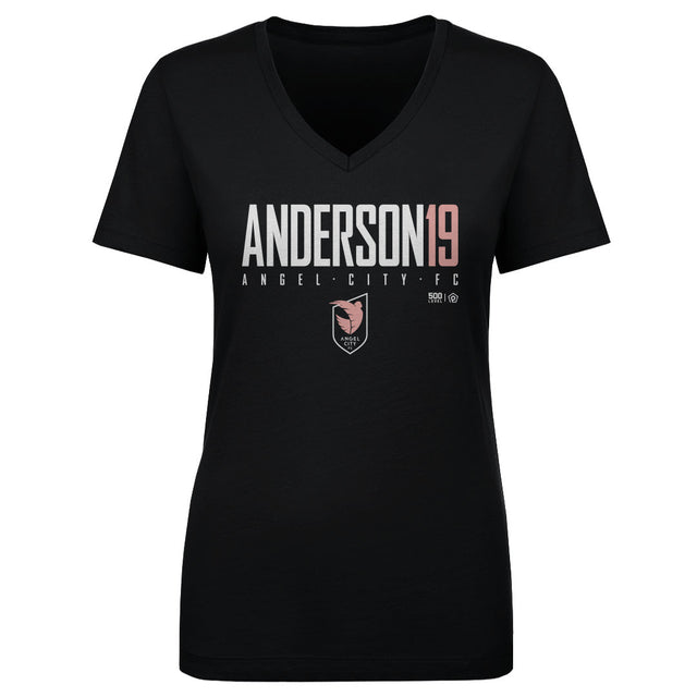 Angelina Anderson Women's V-Neck T-Shirt | 500 LEVEL