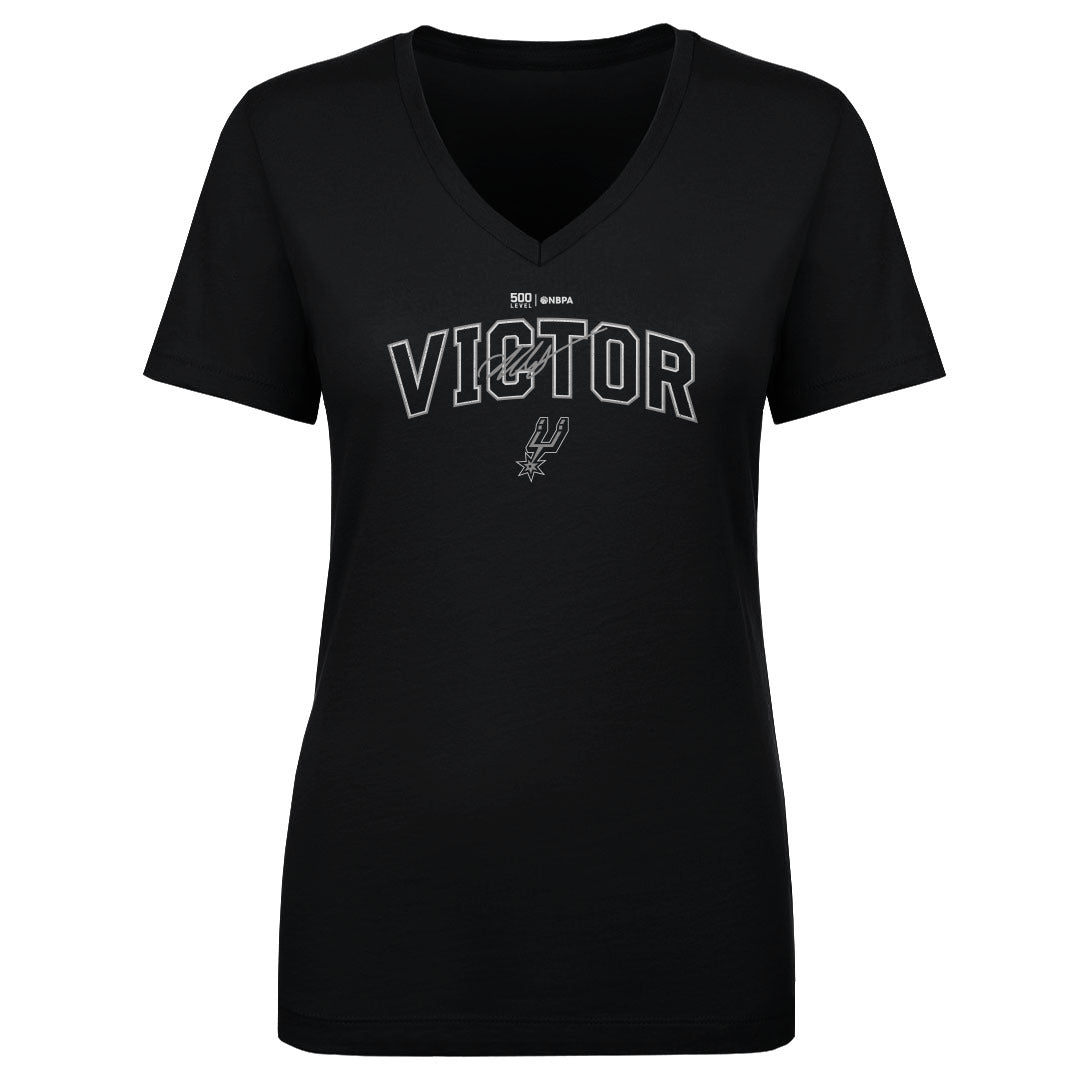 Victor Wembanyama Women's V-Neck T-Shirt | 500 LEVEL
