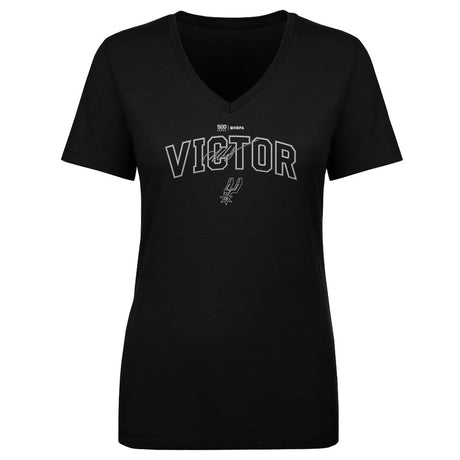 Victor Wembanyama Women's V-Neck T-Shirt | 500 LEVEL