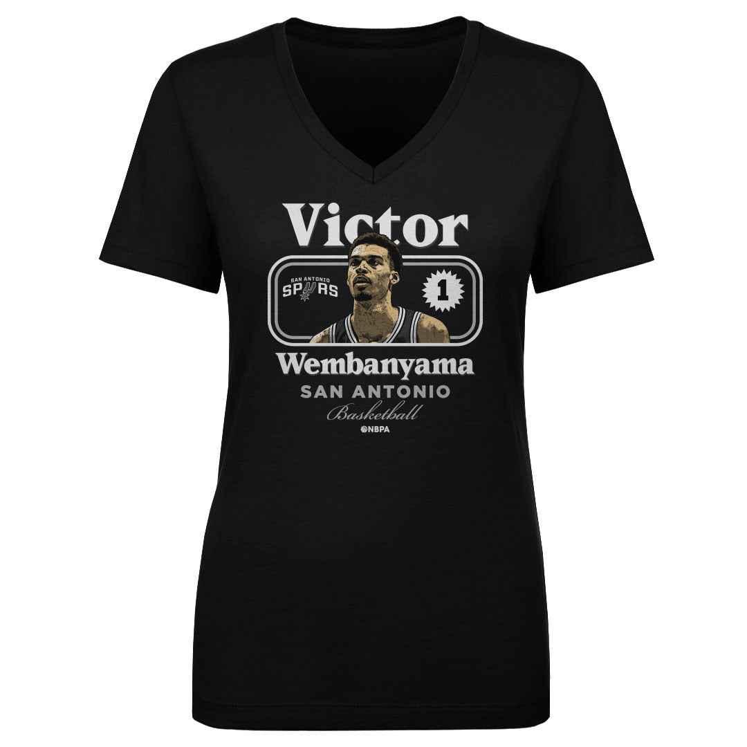 Victor Wembanyama Women's V-Neck T-Shirt | 500 LEVEL