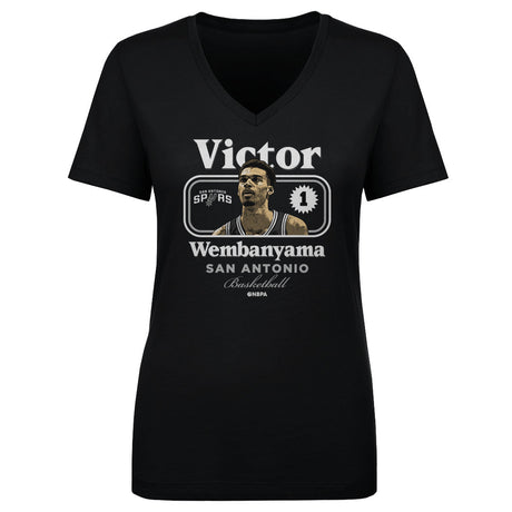 Victor Wembanyama Women's V-Neck T-Shirt | 500 LEVEL