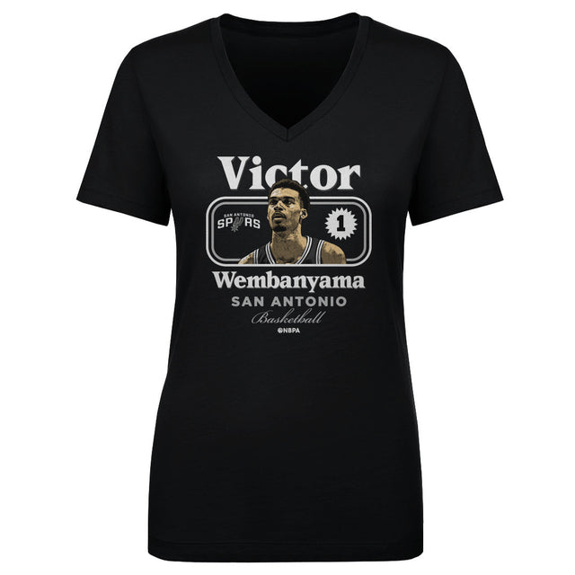 Victor Wembanyama Women's V-Neck T-Shirt | 500 LEVEL