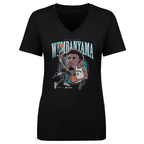 Victor Wembanyama Women's V-Neck T-Shirt | 500 LEVEL