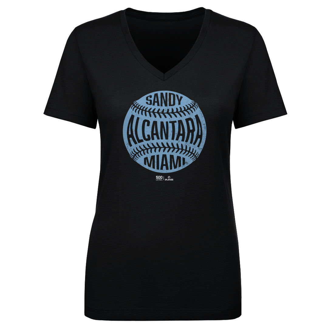 Sandy Alcantara Women's V-Neck T-Shirt | 500 LEVEL