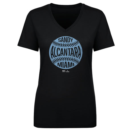 Sandy Alcantara Women's V-Neck T-Shirt | 500 LEVEL