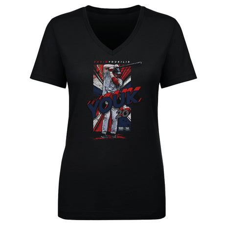 Kevin Youkilis Women's V-Neck T-Shirt | 500 LEVEL
