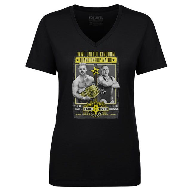 NXT Take Over Women's V-Neck T-Shirt | 500 LEVEL