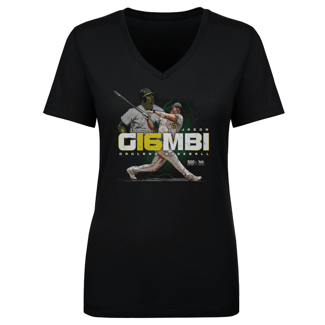 Jason Giambi Women's V-Neck T-Shirt | 500 LEVEL