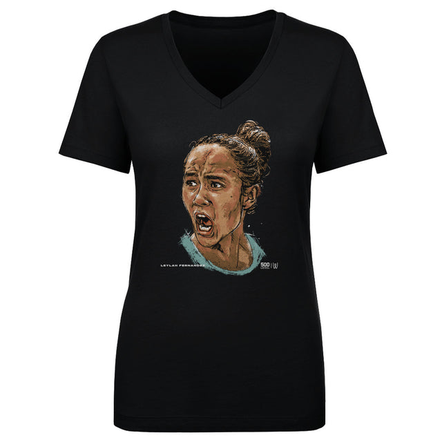 Leylah Fernandez Women's V-Neck T-Shirt | 500 LEVEL