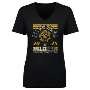 Pittsburgh Riverhounds SC Women's V-Neck T-Shirt | 500 LEVEL