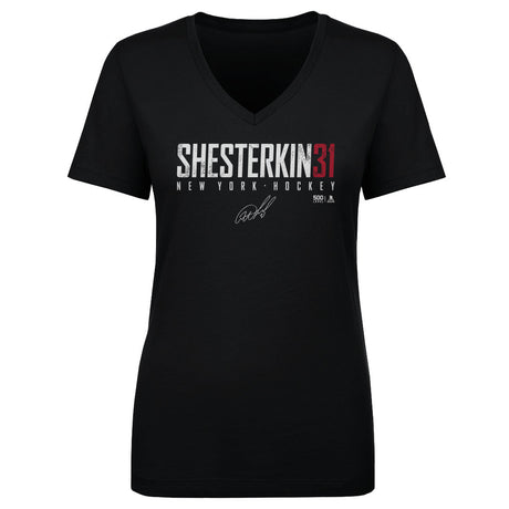 Igor Shesterkin Women's V-Neck T-Shirt | 500 LEVEL