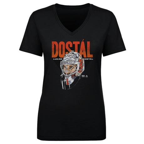 Lukas Dostal Women's V-Neck T-Shirt | 500 LEVEL