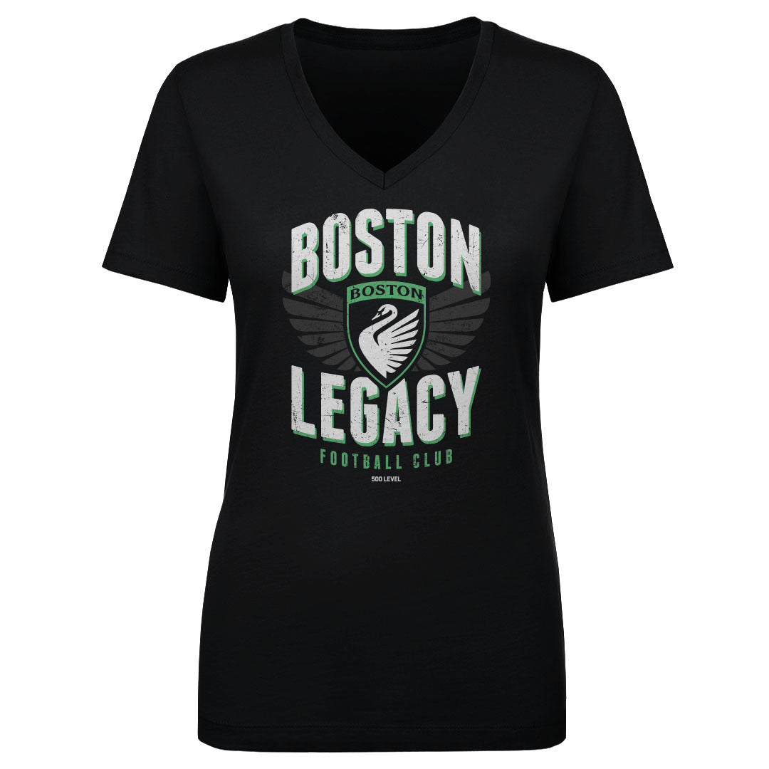 Boston Legacy FC Women's V-Neck T-Shirt | 500 LEVEL