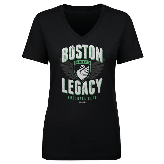 Boston Legacy FC Women's V-Neck T-Shirt | 500 LEVEL