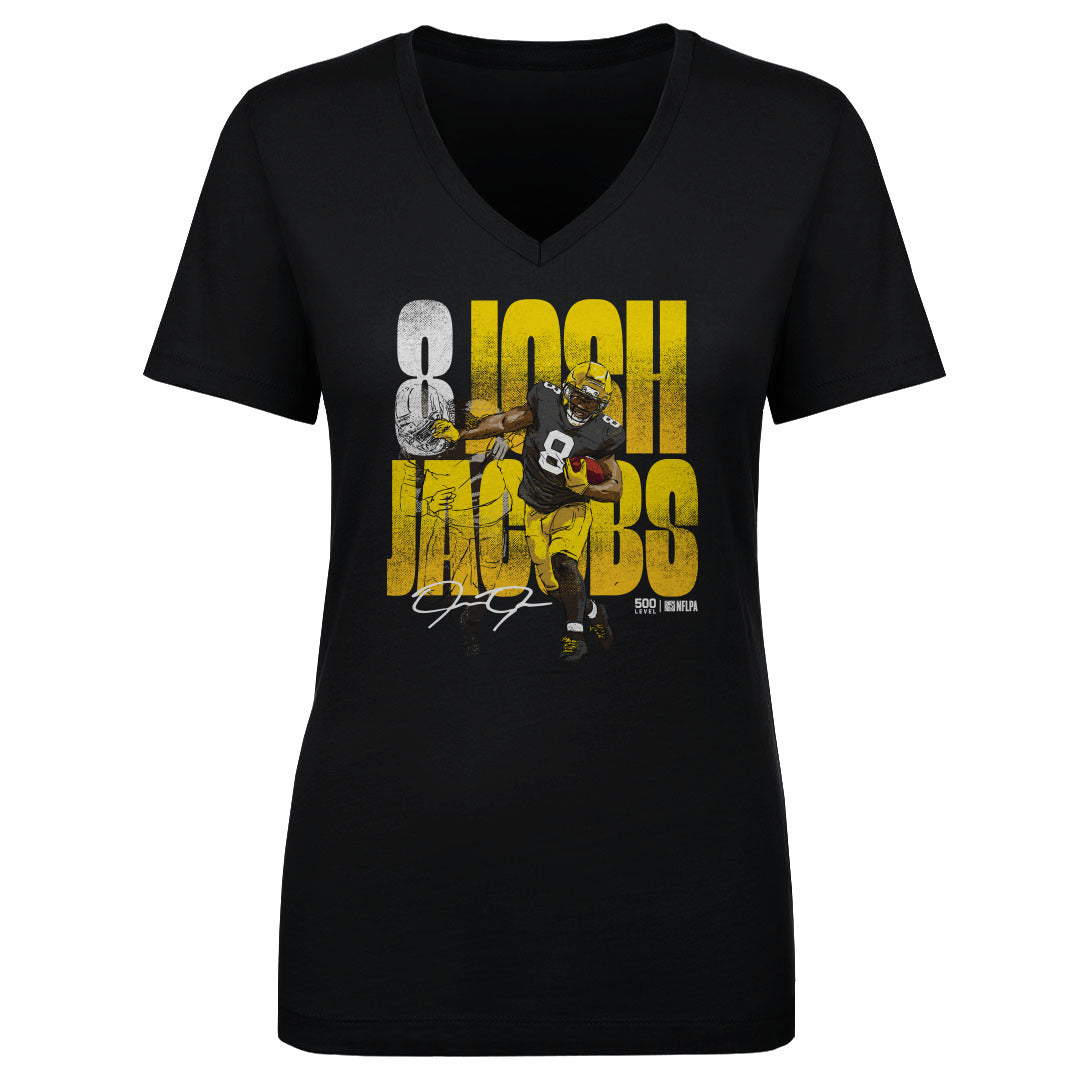 Josh Jacobs Women's V-Neck T-Shirt | 500 LEVEL