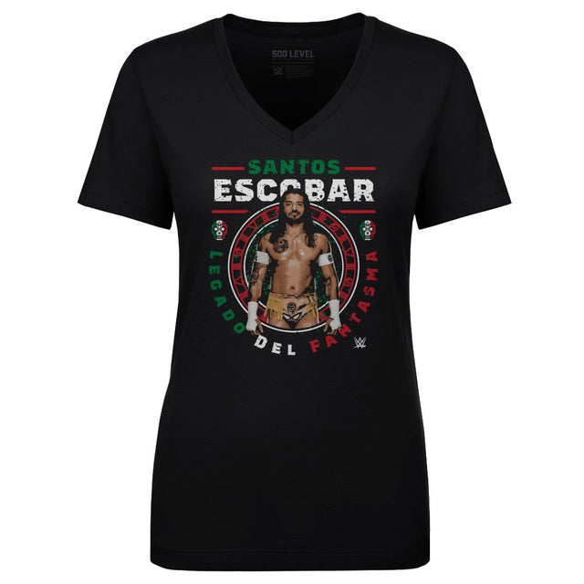 Santos Escobar Women's V-Neck T-Shirt | 500 LEVEL