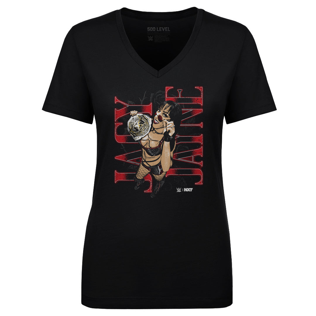Jacy Jayne Women's V-Neck T-Shirt | 500 LEVEL