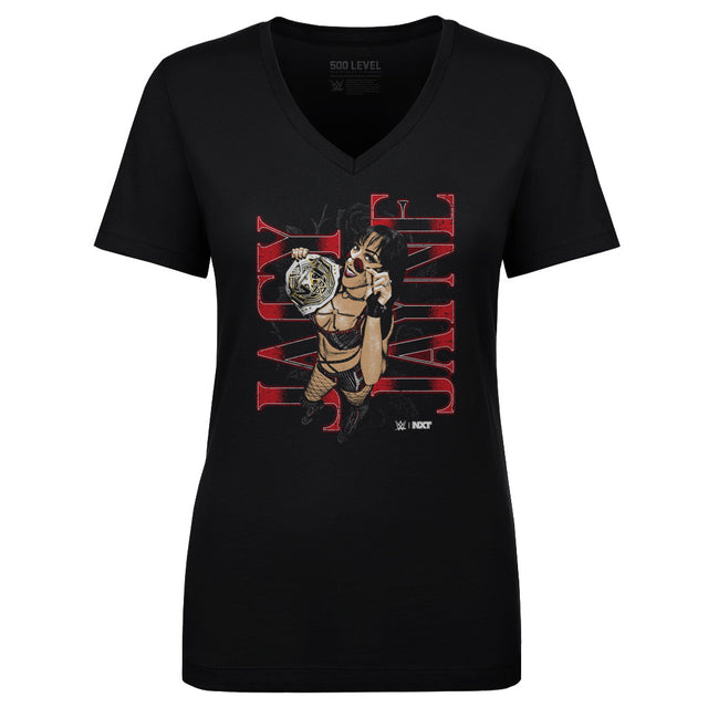 Jacy Jayne Women's V-Neck T-Shirt | 500 LEVEL