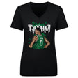 Jayson Tatum Women's V-Neck T-Shirt | 500 LEVEL