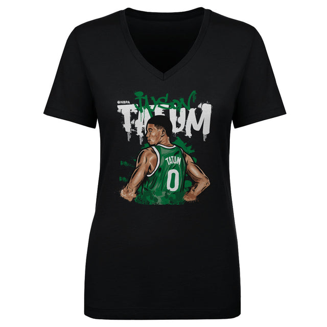 Jayson Tatum Women's V-Neck T-Shirt | 500 LEVEL